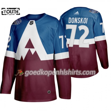 Colorado Avalanche Joonas Donskoi 72 Adidas 2020 Stadium Series Authentic Shirt - Kinderen